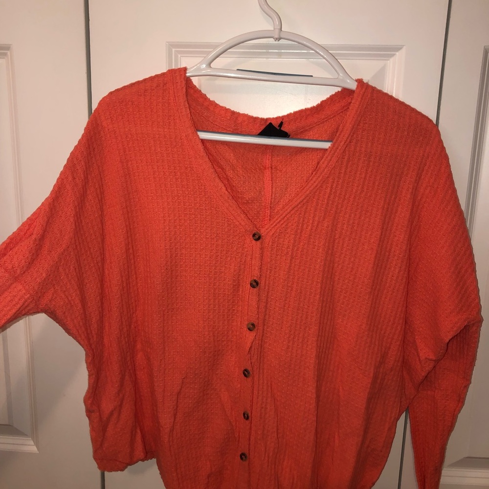 Urban Outfitters Coral Pink Long sleeve